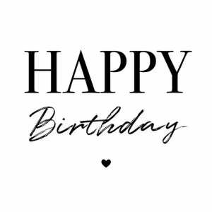 Servietten 25x25cm Cocktail Graphic Birthday, 3-lagig, 20 Stück