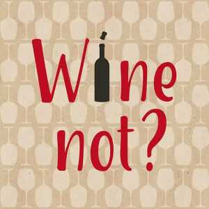 Servietten 25x25cm By Nature Wine not, Braun-Company