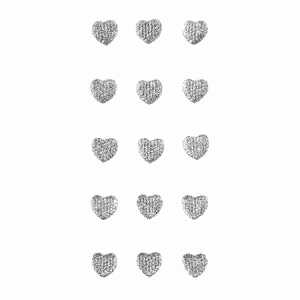 Sticker Hearts clear crystall, Rössler