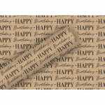 Geschenkpapier 70cmx2m Kraft Graphic Birthday