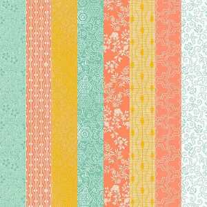 Servietten 33x33cm Atelier Samui pastell, 3-lagig, 20 Stück