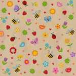 Servietten 33x33cm By Nature Minigarden, 3-lagig, 20...