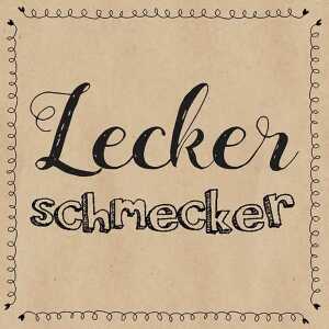 Servietten 33x33cm By Nature Leckerschmecker, 3-lagig, 20 Stück