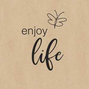 Servietten 33x33cm By Nature Enjoy, 3-lagig, 20 Stück