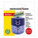 Doppelspitzdose Winner blau, im Blister,, Eberhard Faber