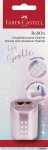 Faber Castell Doppelspitzdose konisch Sparkle RollOn sort BK