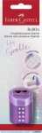 Faber Castell Doppelspitzdose konisch Sparkle RollOn sort BK