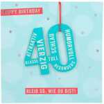 Klappkarte mit Anhänger Motiv 4