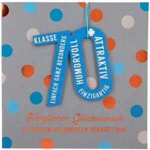 Klappkarte mit Anhänger Motiv 9