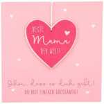 Klappkarte mit Anhänger Motiv 30