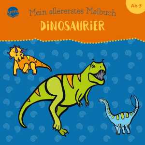 Mein allererstes Malbuch Dinosaurier, 32 Seiten