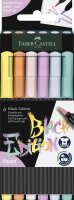 Faber Castell Filzstift Black Edition 6er Pastell