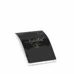 Briefblock A5 Signature 40 Blatt schwarz/gold, 100g Papier,
