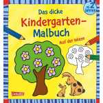 Kindergarten-Malbuch Auf der Wiese, 96 Seiten, ab 2 Jahren,