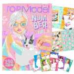 Stickerbuch Number Fantasy TOPModel, Stickern nach Zahlen,