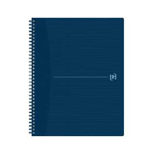Oxford Collegeblock Origins DIN A4+ liniert Karton blau 70 Bl.