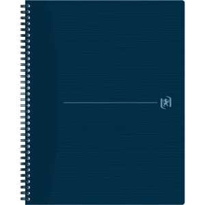 Oxford Collegeblock Origins DIN A4+ kariert Karton blau 70 Bl.