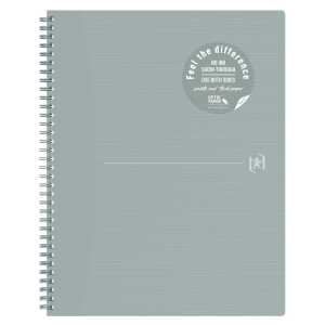 Oxford Collegeblock Origins DIN A4+ kariert Karton grau 70 Bl.