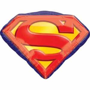 Folienballon SuperShape Superman Emblem 66x50cm, Amscan
