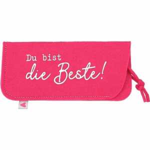 Brillenetui Motiv 5 17x8cm, aus Filz mit Aufdruck, Serie Bsonders,
