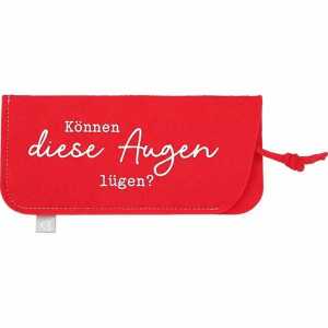 Brillenetui Motiv 22 17x8cm, aus Filz mit Aufdruck, Serie Bsonders,
