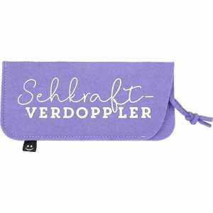 Brillenetui Motiv 32 17x8cm, aus Filz mit Aufdruck, Serie Bsonders,
