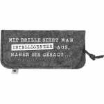 Brillenetui Motiv 48 17x8cm, aus Filz mit Aufdruck, Serie...