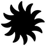 WEDO Motivlocher gross Sonne 4003801797403