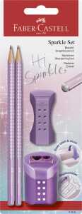 Faber Castell Bleistiftset Sparkle 2 Bleist B Rad+Sp C