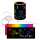 Silhouetten Laterne Set Drache 15,3x15,3x20cm, Tonpapier schwarz