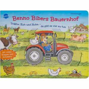 Benno Bibers Bauernhof Traktor, Kuh und Huhn, da gibt es viel zu tun,
