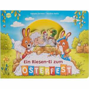 Ein Riesen-Ei zum Osterfest, von Sandra Grimm, illustriert