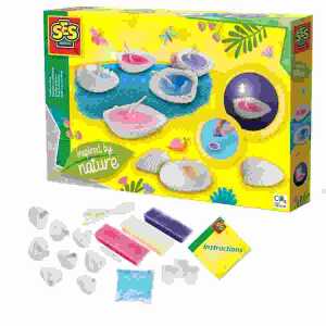 Bastel-Set Muschelkerzen Inspired by nature, mit Kerzenwachs, Granulat