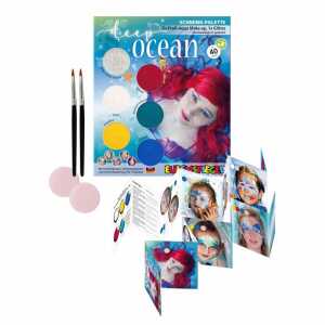 Schmink-Palette Deep Ocean, 5 Farben,