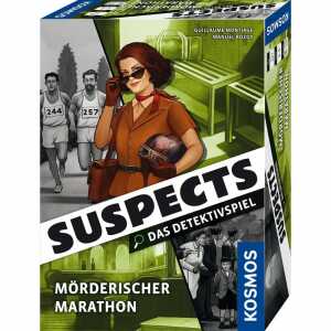 Detektivspiel Suspects Mörderischer Marathon, 1-5 Spieler, ab 12 Jahr
