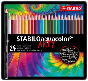 STABILOaquacolor 24er Metalletui „ARTY"