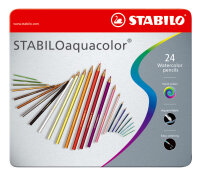 STABILOaquacolor 24er Metalletui „ARTY"