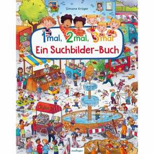 1mal, 2mal, 3mal Ein Suchbilder-Buch, illustriert von Simone Krüger,