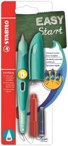 STABILO EASYbirdy Pastel L mit Feder M aqua grün/mint 4006381593335