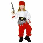 Kinderkostüm Piratin 110 cm / 3-4 Jahre