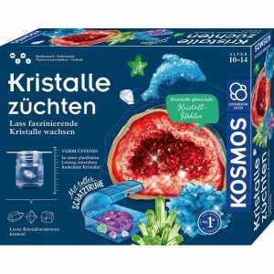 Kristalle züchten Experimentier-Set, mit Pipette, Labor Materialien