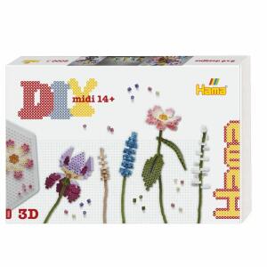 Bügelperlen midi Art Blumenstrauß 6000er, gebügelte Motive