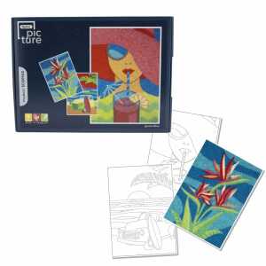 PlayMais Picture ECOPIXX good vibes, mit 3 Urlaubsmotiven,