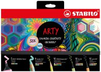 STABILO „ARTY" 50er Kreativ Set Pastel(BOSS...