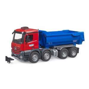 bruder Kipp-LKW MB Arocs Halfpipe blau/rot 1:16, ab 3 Jahren,, Bruder