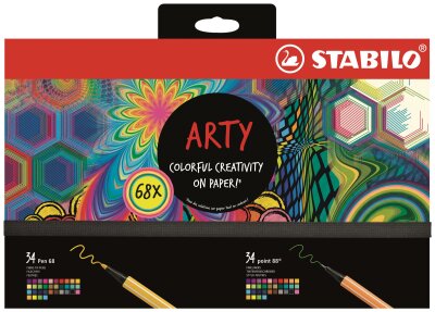 STABILO „ARTY" 68er Kreativ Set (Pen 68/point 88)