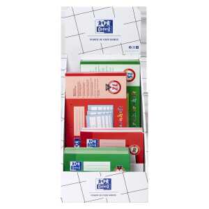 Thekendisplay 80ST A4q/A5q sortiert OXFORD 400172651 Schreiben+Rechnen