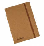 Notizbuch Recyceltes Leder braun DONAU 1350105-02