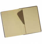 Notizbuch Recyceltes Leder braun DONAU 1350105-02