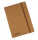 Notizbuch Recyceltes Leder braun DONAU 1350105-02